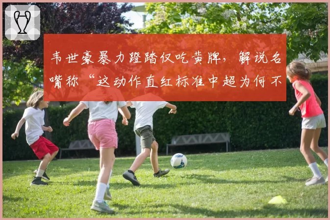 韦世豪暴力蹬踏仅吃黄牌,解说名嘴称“这动作直红标准中超为何不执行”